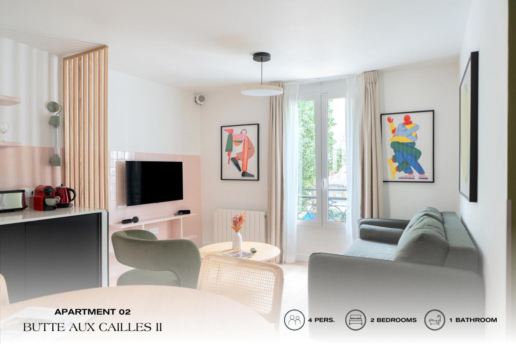 Appartement Beauquartier - Butte Aux Cailles II à Paris Extérieur photo