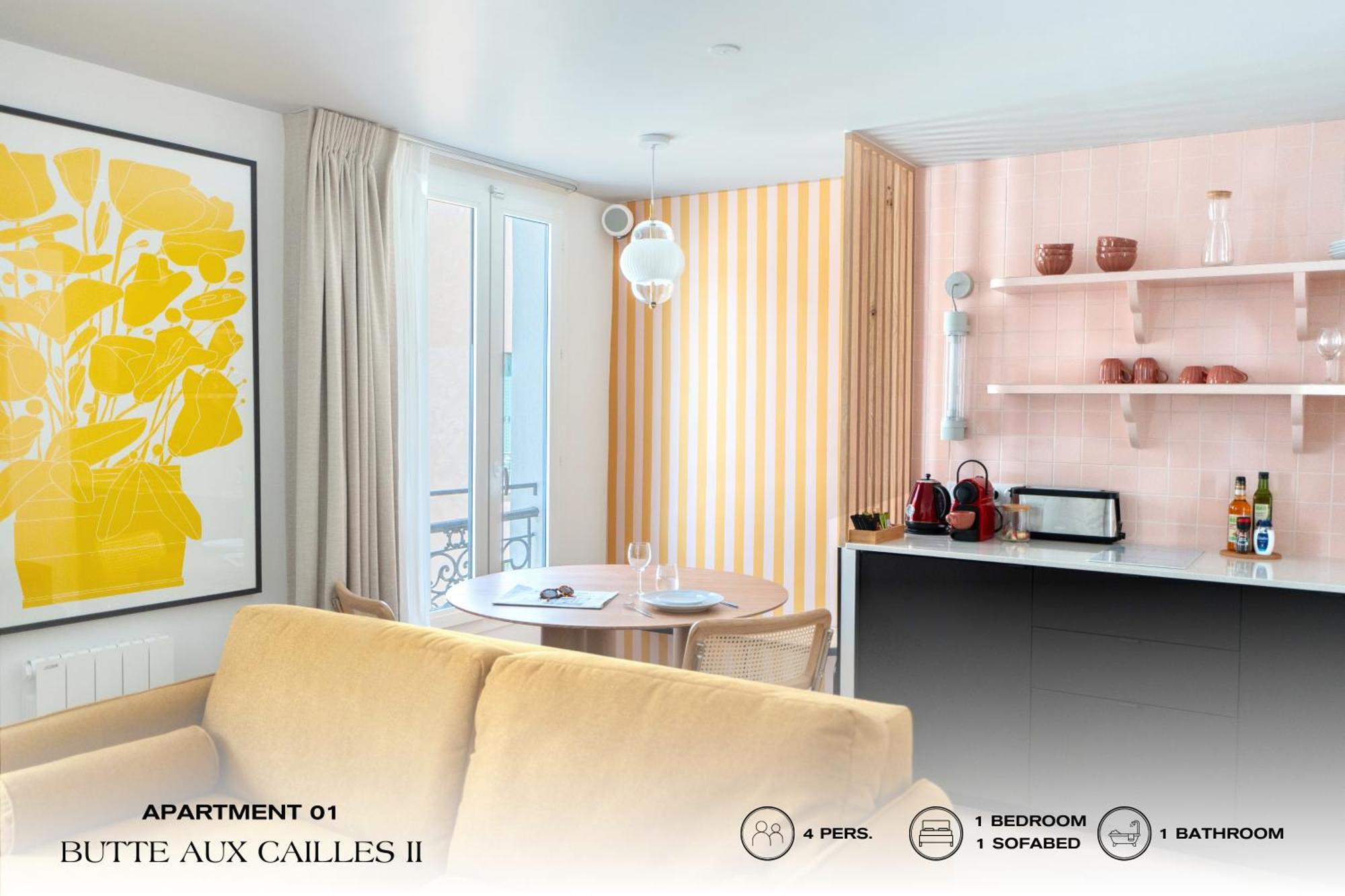 Appartement Beauquartier - Butte Aux Cailles II à Paris Extérieur photo