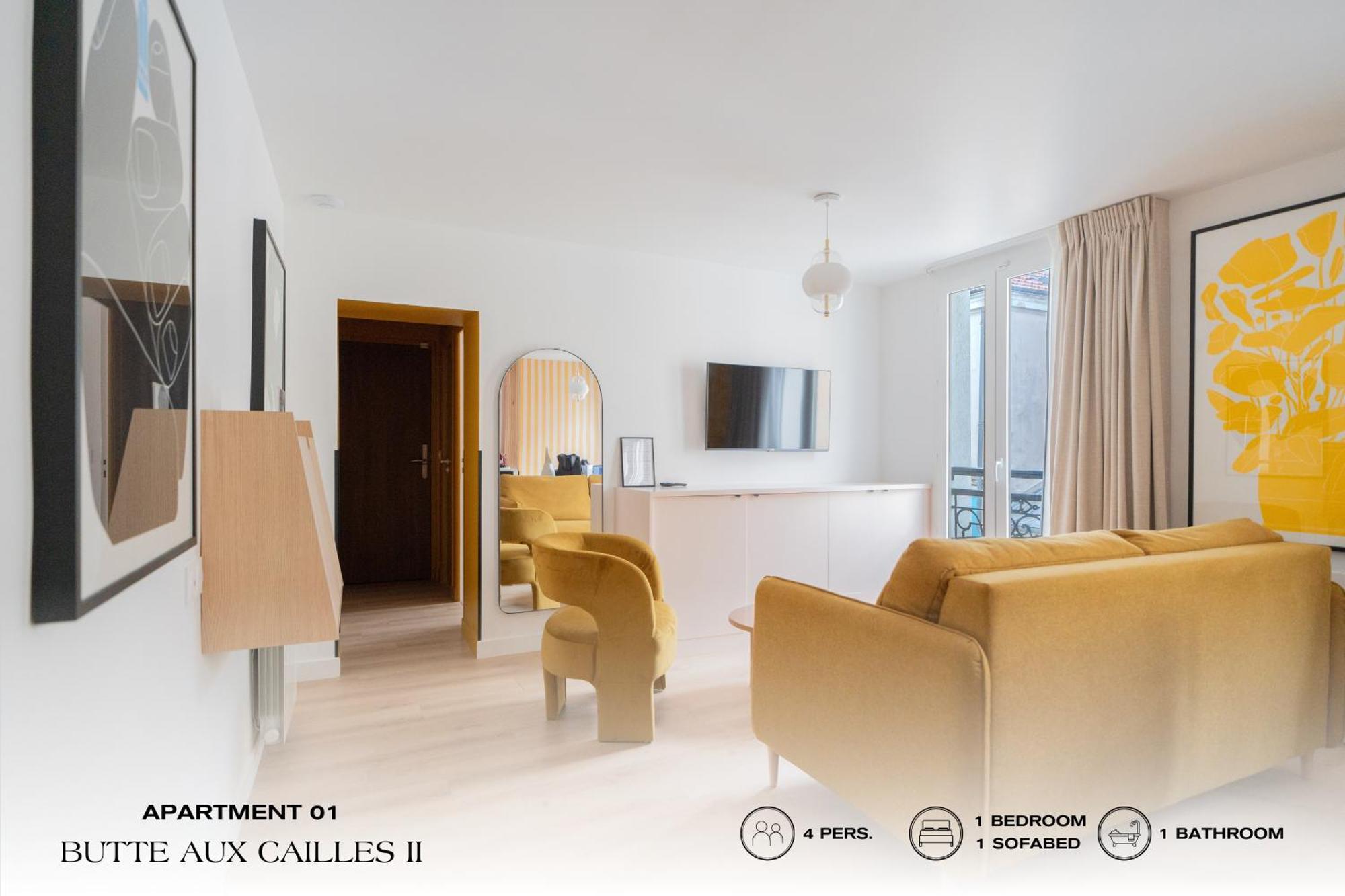 Appartement Beauquartier - Butte Aux Cailles II à Paris Extérieur photo